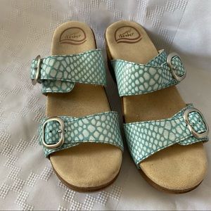 Dansko Sophie Sandal Orthopedic Wedge Heel 38 / 8